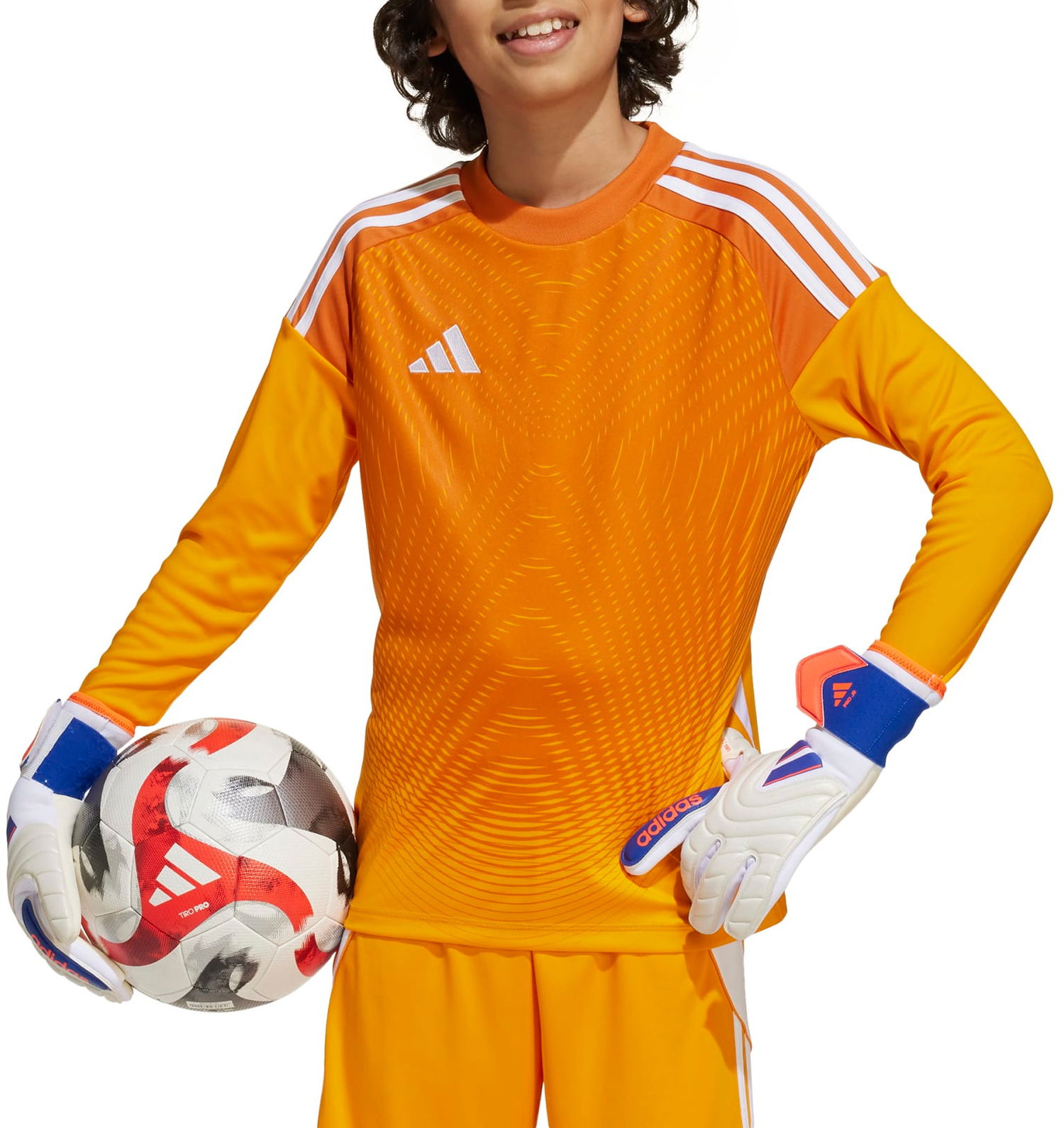 Košeľa adidas Originals T25 C GK Long Sleeve Soccer Jersey Oranžová | jn4500, 0