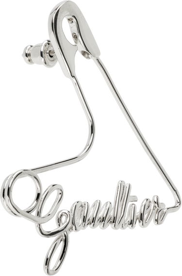 Náušnice Jean Paul Gaultier Gaultier The Heart Safety Pin Single Earring Metalická | 25/04-W-JW036-X053-91, 2