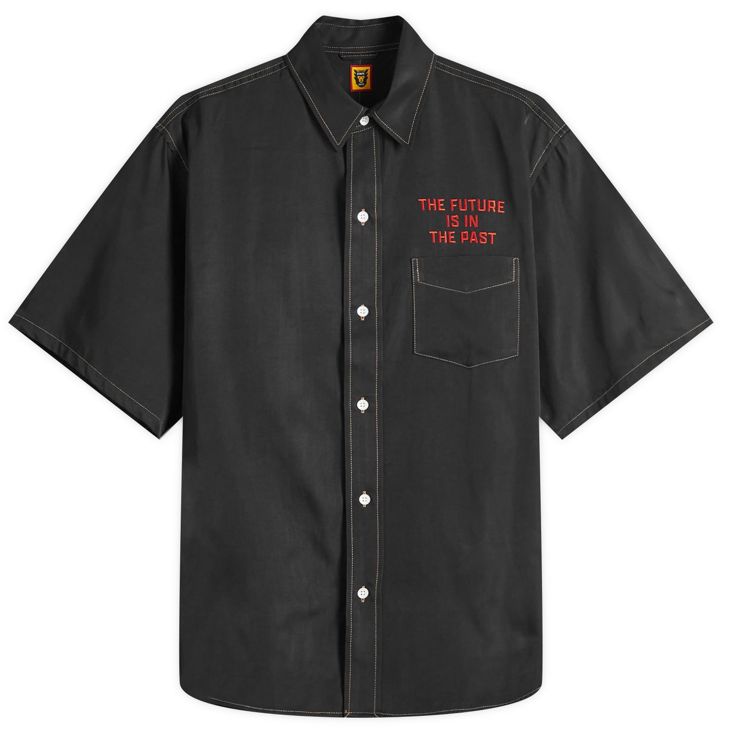 Košeľa Human Made Dragon Short Sleeve Shirt Čierna | HM27SH016-B, 1