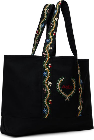 Tote bag Bode Bode Alpineflower Embroidered Tote Bag Čierna | MRF24AC034, 1