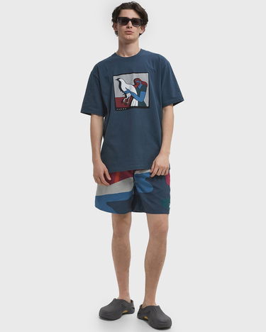 Tričko By Parra Chicken Heads Graphic T-Shirt Modrá | 53300, 2