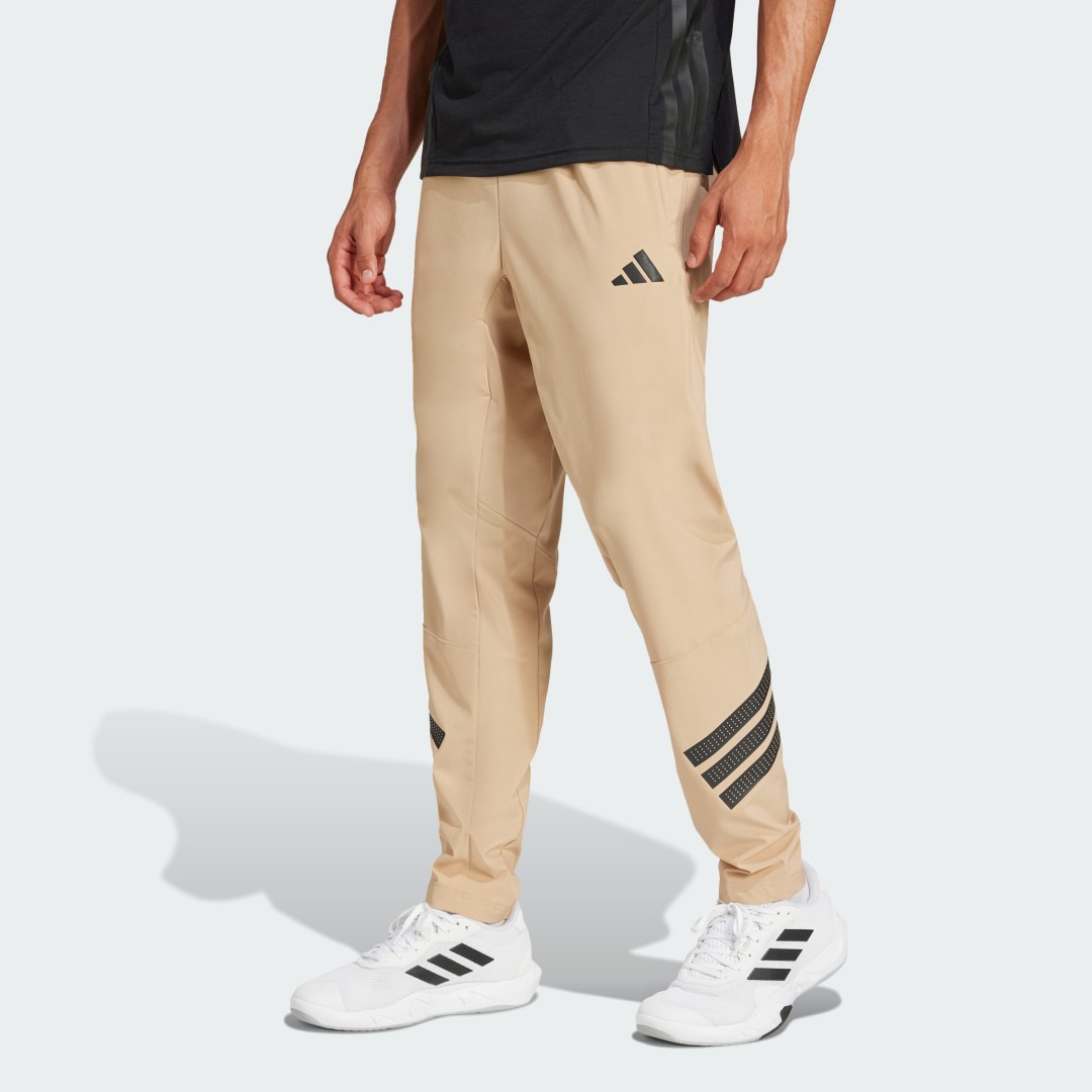 Tepláky adidas Performance Icon 3-Stripes Woven Pants Béžová | JE5671, 0