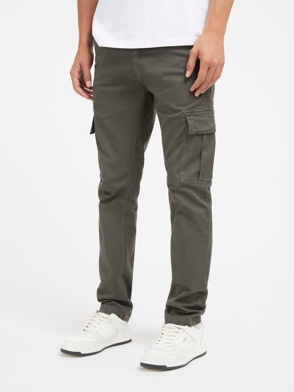 Nohavice a džínsy GUESS Slim Fit Šedá | M2GB27WCNZ0, 0