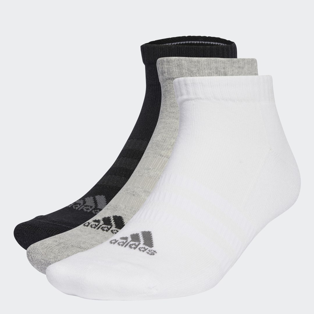 Ponožky adidas Originals Cushioned Low-Cut Socks 3-pack Rôznofarebný | IA3945, 1