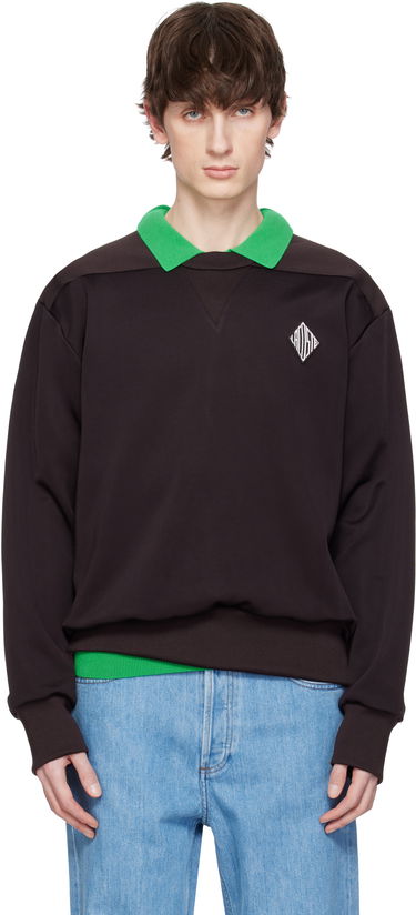 Sveter Lacoste Lacoste Runway Badge Sweatshirt Hnedá | SH6761, 0