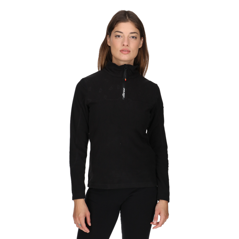 Mikina Ellesse Fleece Quarter-Zip Long-Sleeve Top Čierna | ELA243F650-01