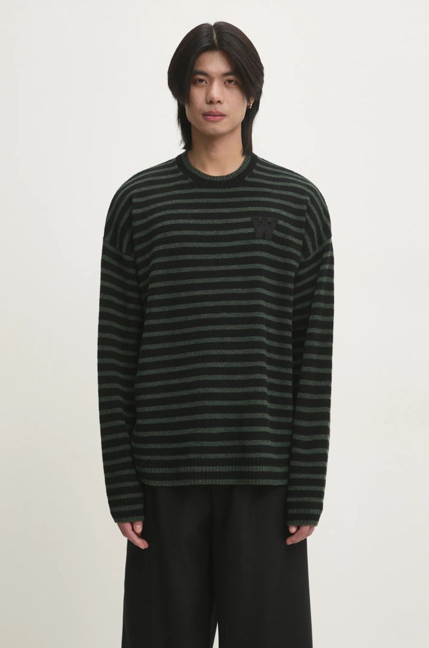 Wood Wood Tya Striped Oversized Jumper