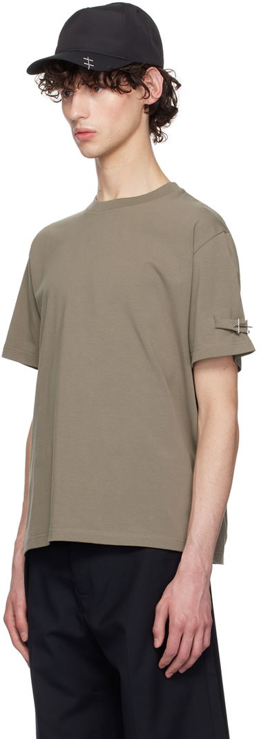 Tričko HELIOT EMIL Khaki Armband T-Shirt Béžová | PREAW24_M_09_119_DG23, 3