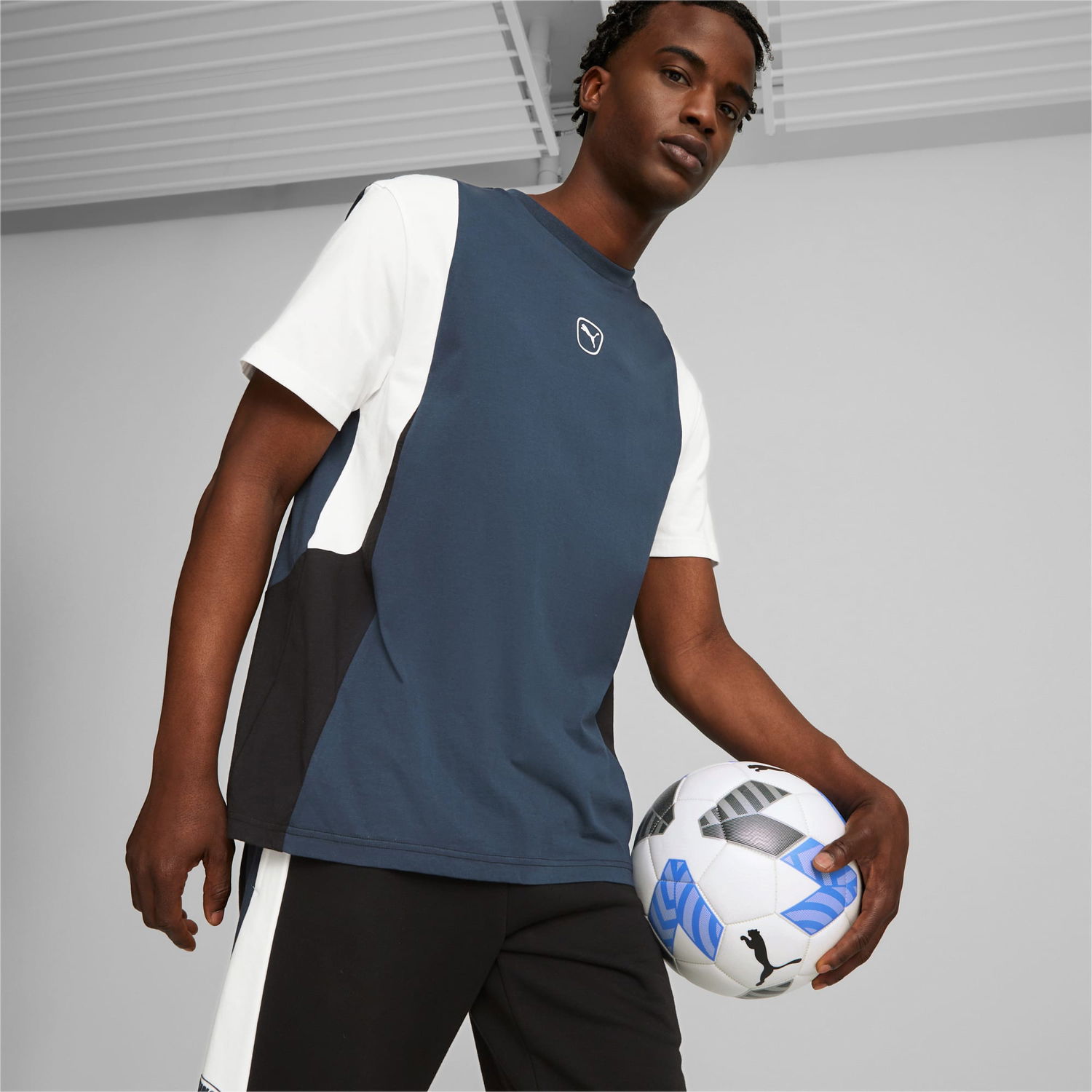 Tričko Puma KING Top Football T-Shirt Navy | 658346_01, 0