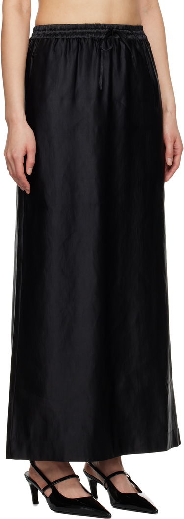 Sukňa Loulou de Saison Loulou de Saison Liam Maxi Skirt Čierna | LIAM, 1