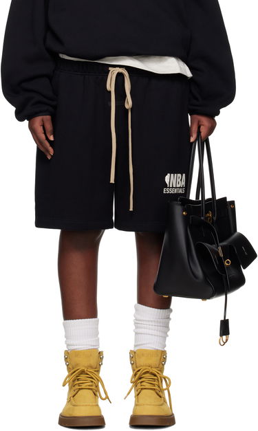 Šortky Fear of God Fear of God ESSENTIALS NBA Core Fleece Shorts Čierna | 160AL244101F, 0