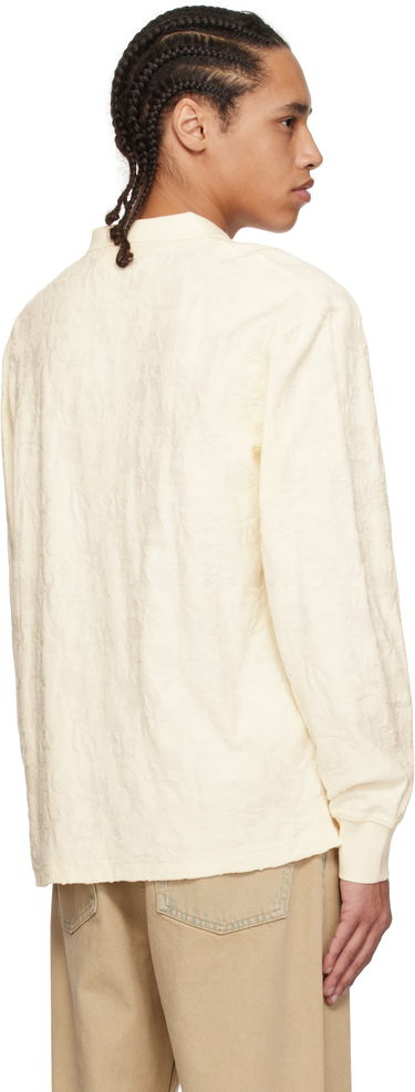 Polo tričko Soulland Soulland Robert Plush Long Sleeve Polo Biela | 51000-1308, 2