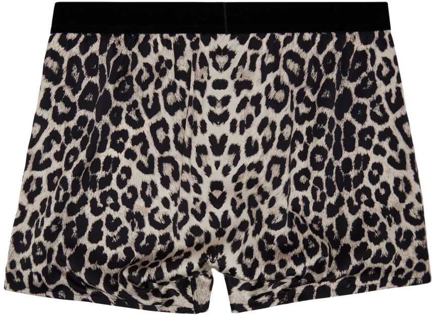 Boxerky Tom Ford Tom Ford Leopard Boxers Béžová | T4LE4 175, 1