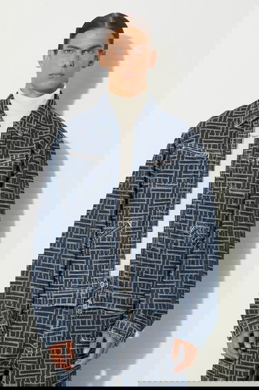 Bunda KENZO Transitional Oversize Trucker Weave Denim Jacket Rôznofarebný | FE65DV3106J2.DD, 3