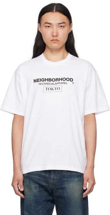 Tričko Neighborhood Neighborhood N.H SS-16 Graphic T-Shirt Biela | 251PCNH-ST16, 0