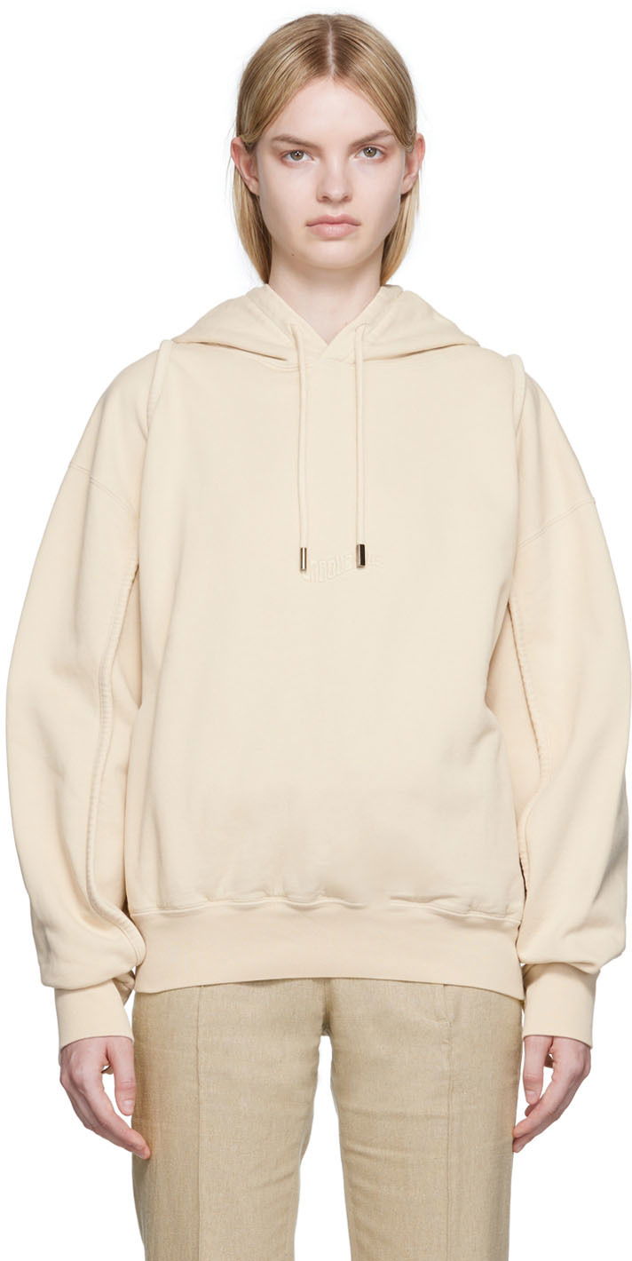 Mikina Jacquemus 'Le Sweatshirt Camargue' Béžová | 22H226JS053-2087, 0