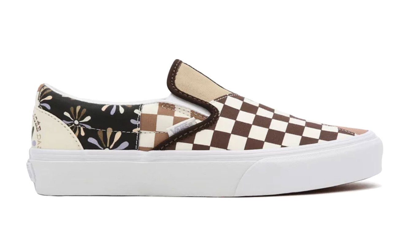 Tenisky a topánky Vans Divine Energy Classic Slip-on Patchwork Hnedá | VN0A7Q4NAS0, 1
