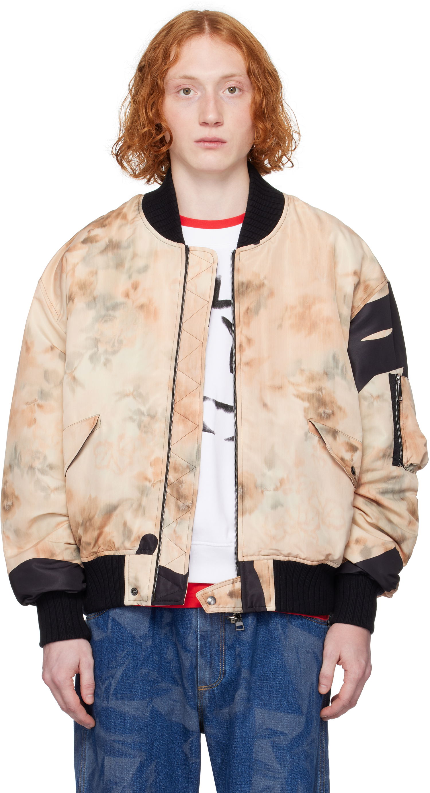 Bomber bunda Vivienne Westwood Vivienne Westwood Bernardo Bomber Jacket Béžová | 33040004-W012C-, 0