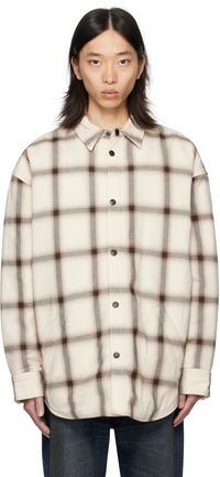 Acne Studios Flannel Button-Up Overshirt