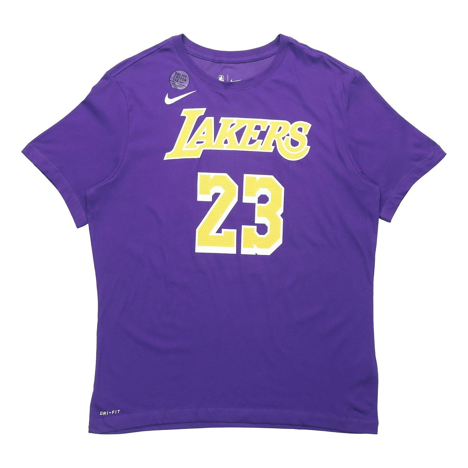 Dres Nike Lebron James Lakers NBA T-Shirt Fialová | AR4887-557, 0