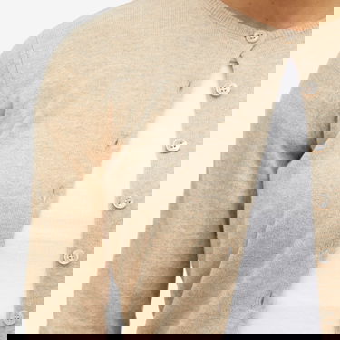 Sveter Maison Margiela Maison Margiela Shrunken Knit Cardigan, Size Large Béžová | S51HP0016M13090109M, 5