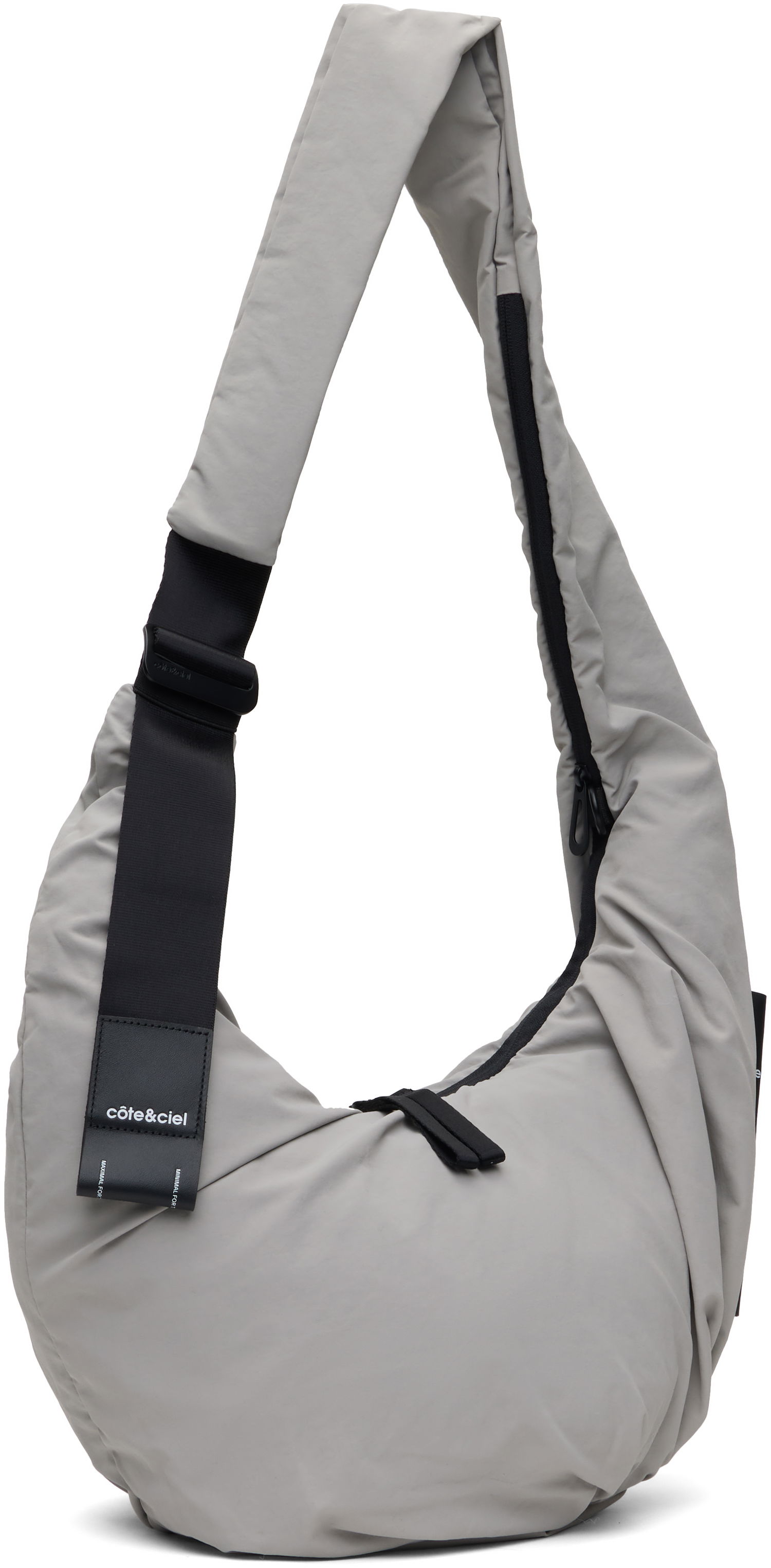 Taška cez rameno côte&ciel Cote&Ciel Hyco S Smooth Sling Bag Šedá | 29156 000, 1