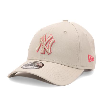 Šiltovka New Era 9FORTY MLB Team Outline New York Yankees Stone / Lava Red One Size Šedá | 60435240