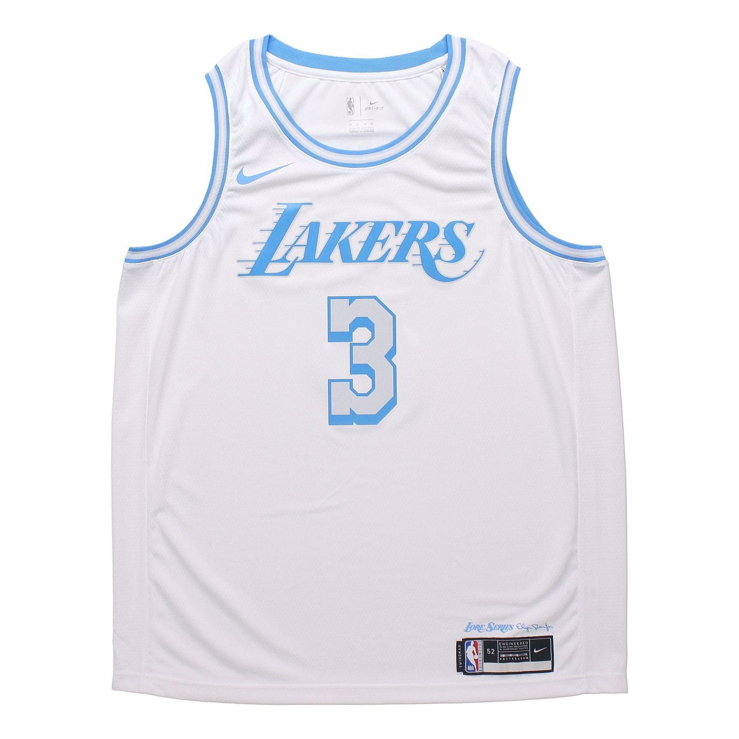 Dres Nike LA Lakers Anthony Davis City Edition Swingman Jersey Biela | CN1737-101, 0