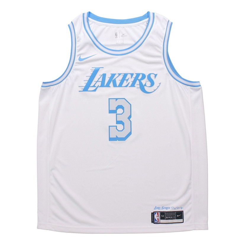 Dres Nike LA Lakers Anthony Davis City Edition Swingman Jersey Biela | CN1737-101