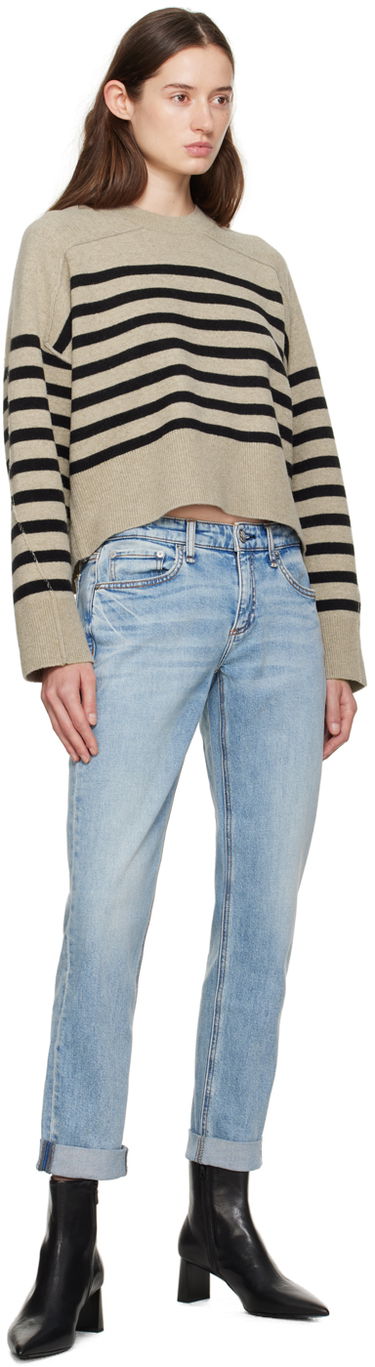 Džínsy rag & bone Rag & Bone Dre Boyfriend Jeans Modrá | WDD23H2678FUDA, 3