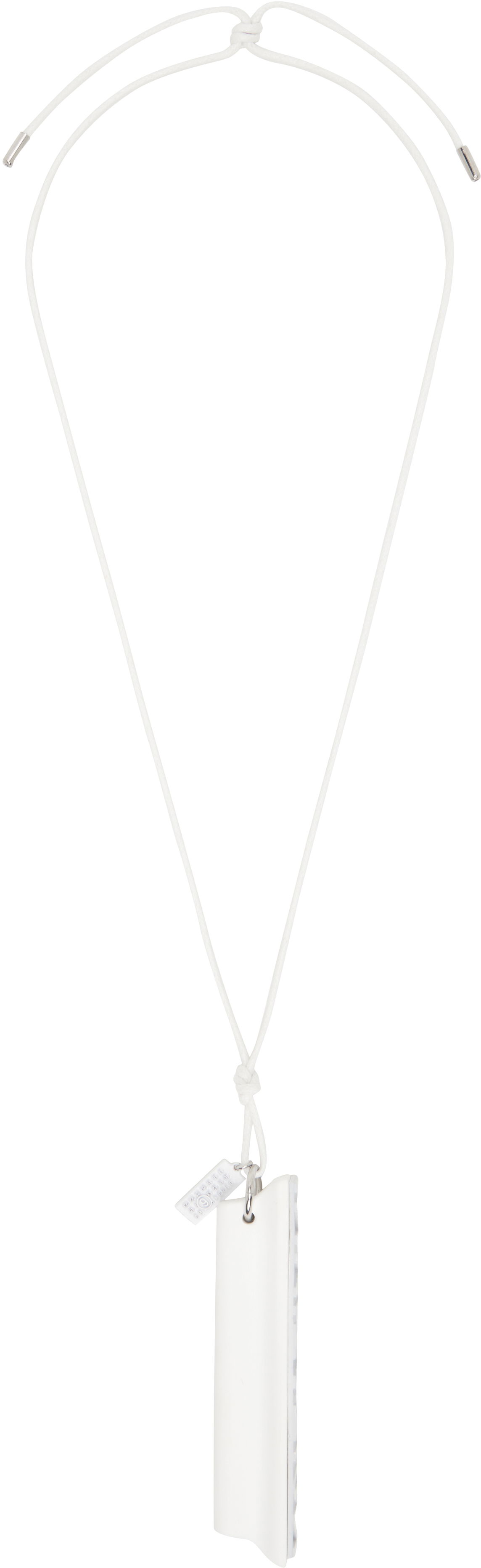 Náhrdelník Maison Margiela MM6 Maison Margiela 'Invitation' Pendant Necklace Biela | SM7UU0074 P7352, 0