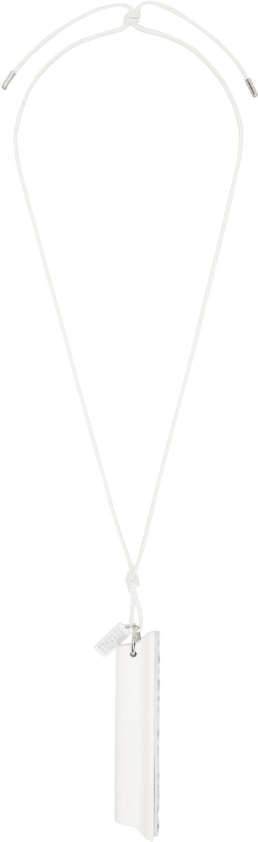 Náhrdelník Maison Margiela MM6 Maison Margiela 'Invitation' Pendant Necklace Biela | SM7UU0074 P7352, 0