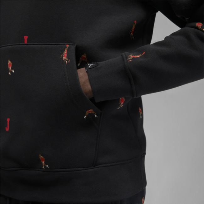 Mikina Jordan Jordan Essentials Holiday Jumpman Fleece Sweatshirt Čierna | DV9392-010, 1