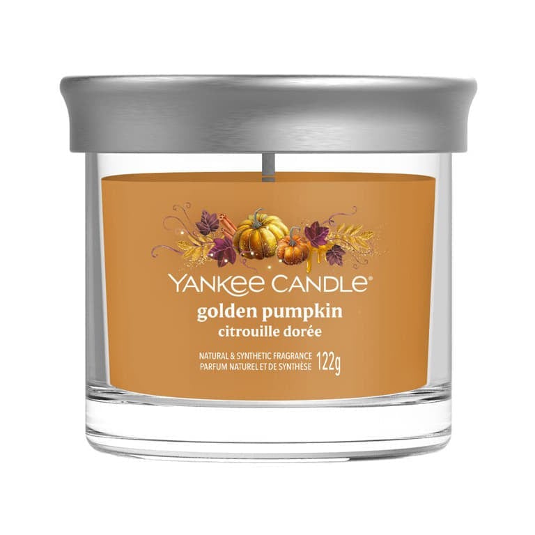Sviečka Yankee Candle Signature Tumbler Small Golden Pumpkin Oranžová | 43507