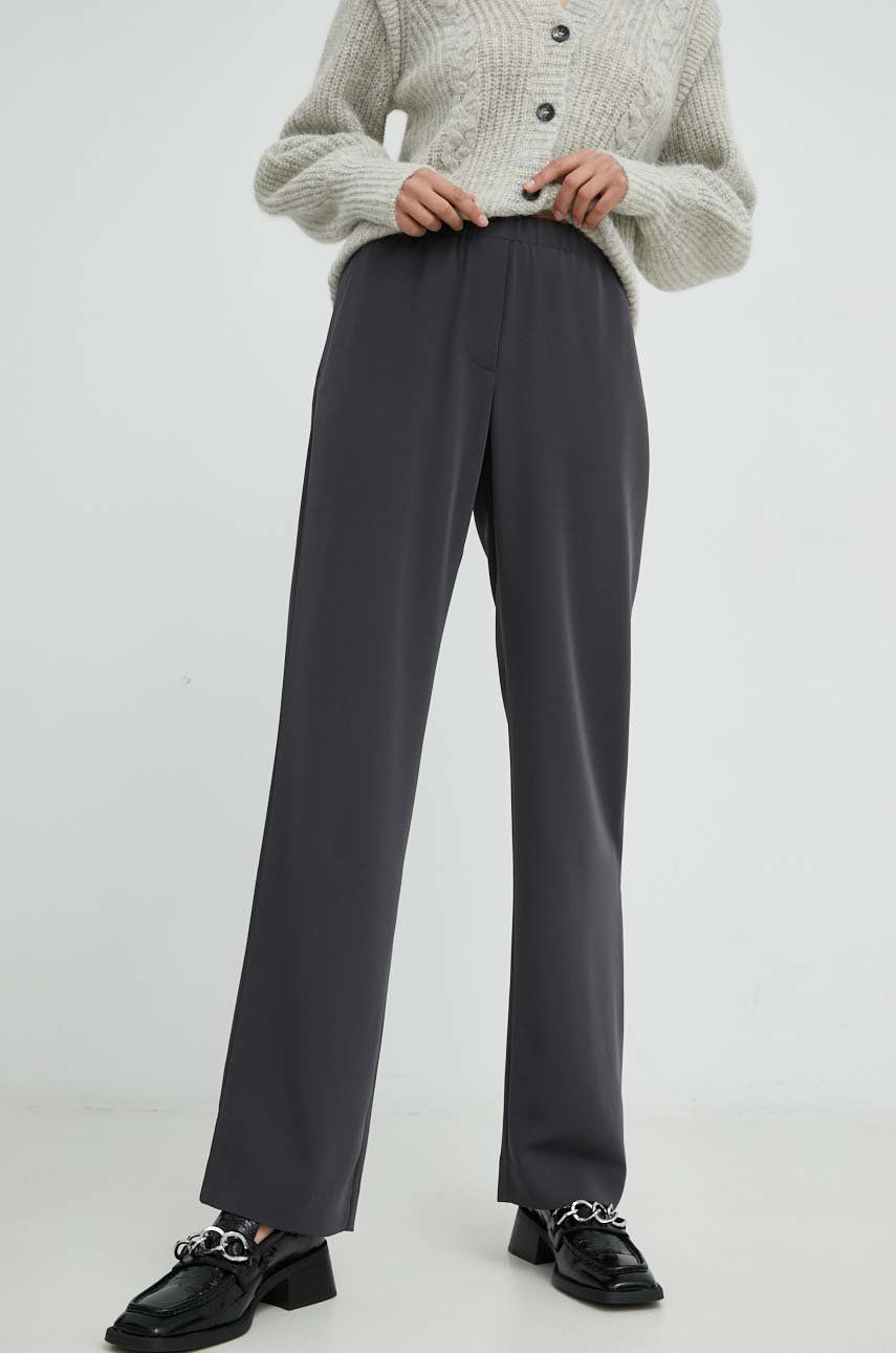 Legíny Samsoe Samsoe Hoys Straight Pants Šedá | F16304674, 0