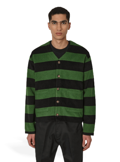 Sveter Pleasures Typo Cardigan Zelené | P22W014 GREEN