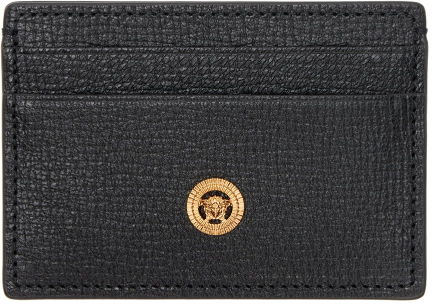 Peňaženka Versace Black Medusa Biggie Card Holder Čierna | DPN2467_1A10544, 0
