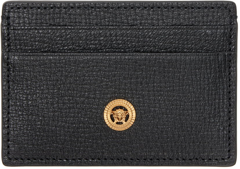 Peňaženka Versace Black Medusa Biggie Card Holder Čierna | DPN2467_1A10544