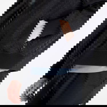 Bomber bunda CALVIN KLEIN Exposed Zip Oversized Woven Jacket Čierna | J30J322938 BEH, 1