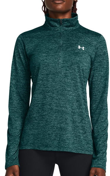Mikina Under Armour Tech Twist Long-Sleeve 1/2 Zip Top Zelené | 1384225-449, 0