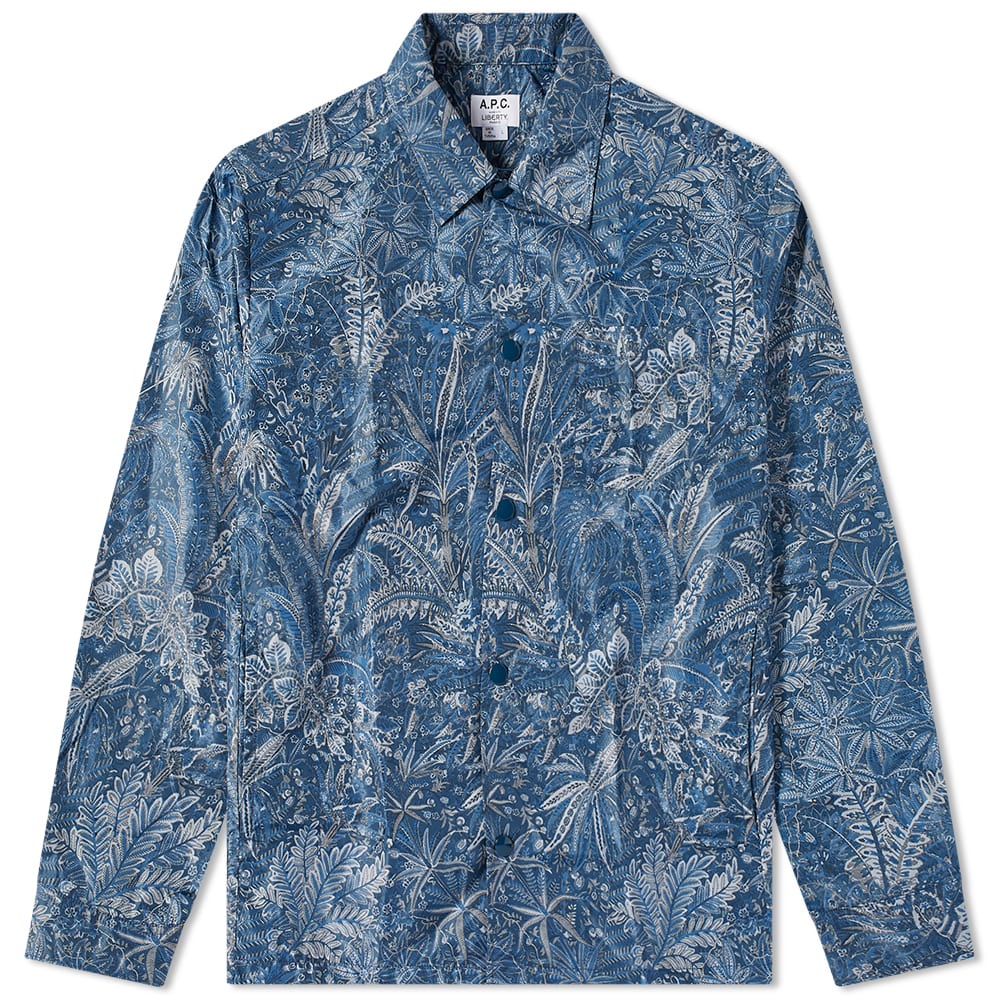 Košeľa A.P.C. A.P.C. x Liberty Watson Men's Overshirt Modrá | PAAFF-H02793-IAJ, 0
