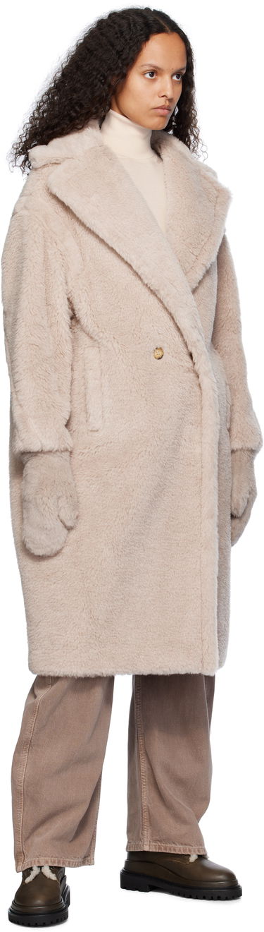 Rukavice Max Mara Max Mara Ombrato Faux Fur Mittens Béžová | 2424566062600 MM10501, 2