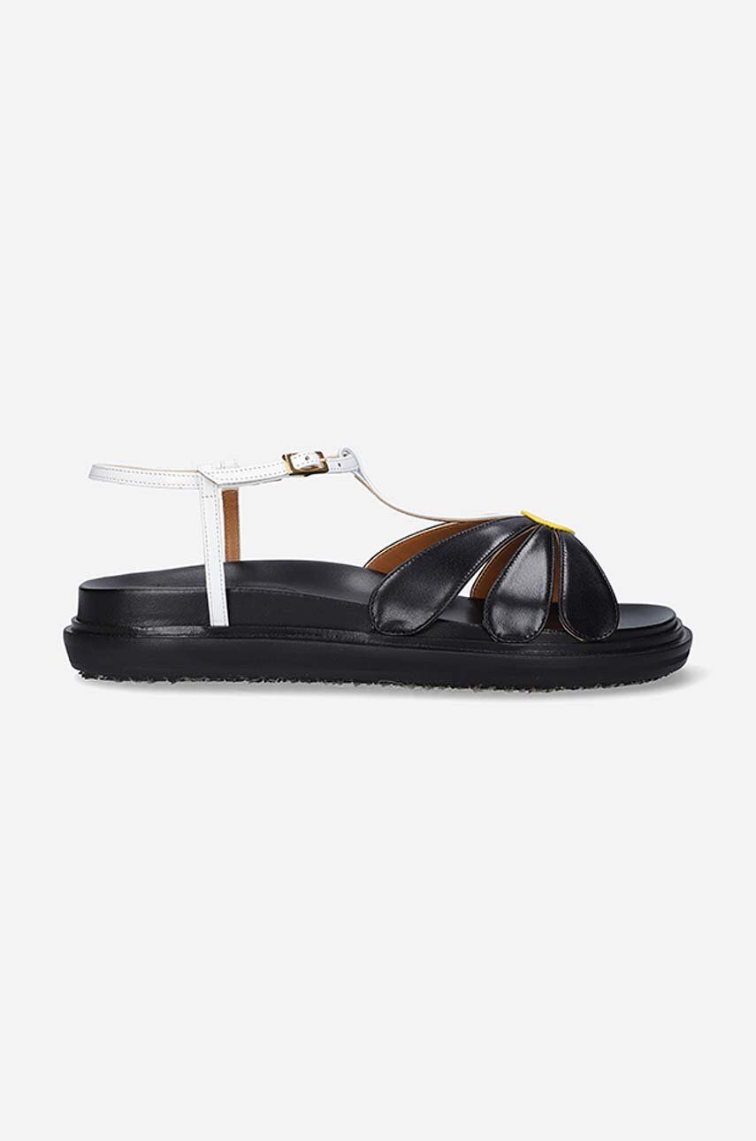 Tenisky a topánky Marni Leather Sandals Čierna | FBMS013901.P3586.ZO131, 0