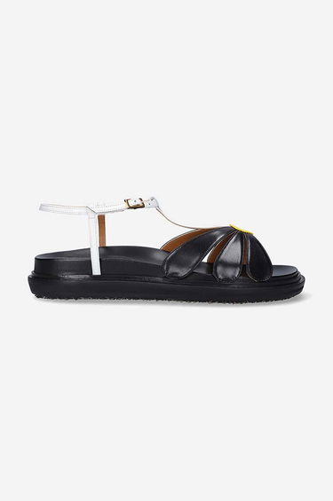 Tenisky a topánky Marni Leather Sandals Čierna | FBMS013901.P3586.ZO131, 0