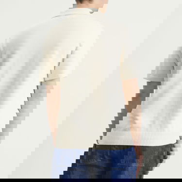 Polo tričko Palmes Cotton Knit Polo Biela | P40-0027-036, 3