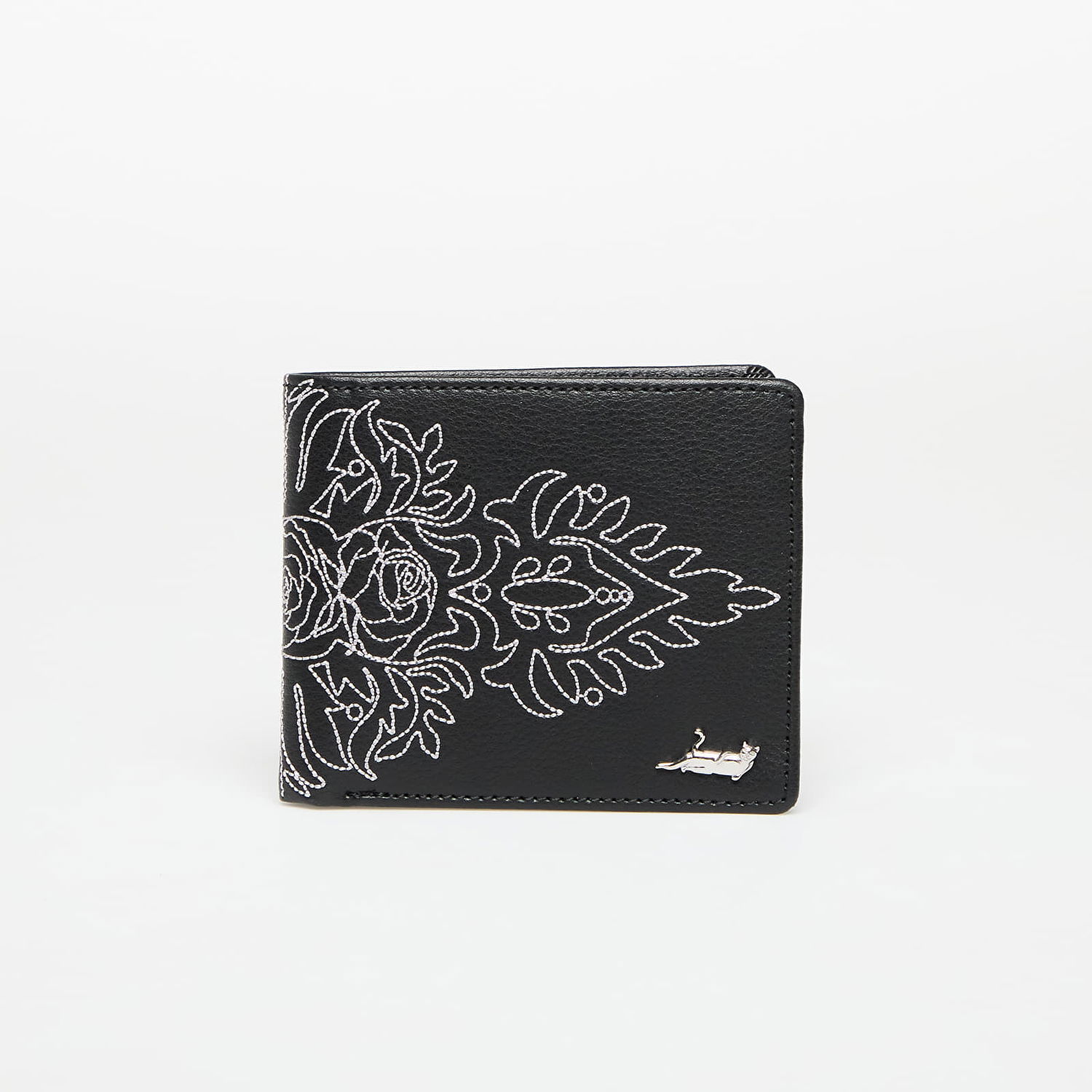 Peňaženka RIPNDIP RIPNDIP Mother Nerm Embroidered Leather Wallet Čierna | RNDSPR25202, 0
