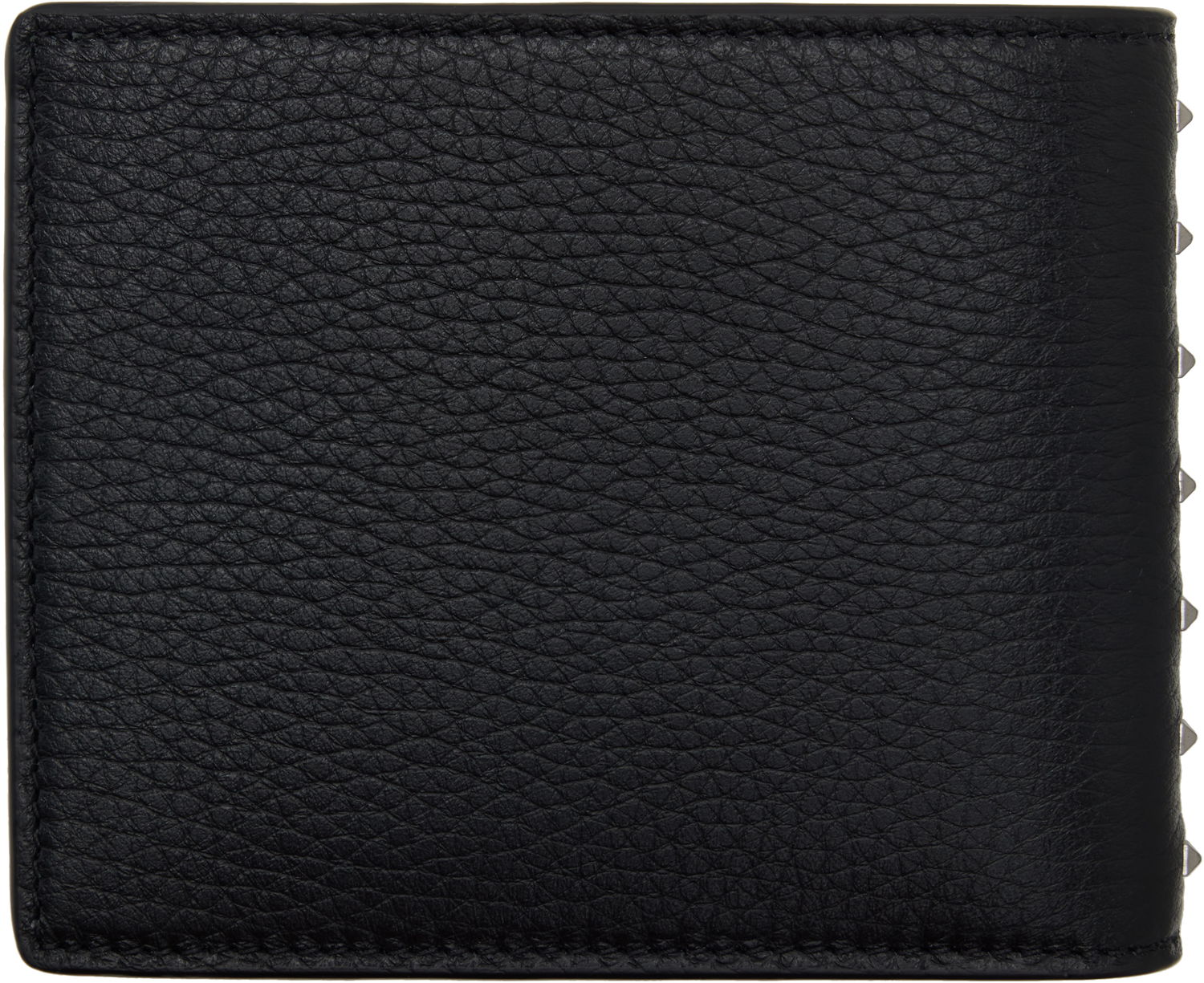 Peňaženka Valentino Valentino Garavani Rockstud Grainy Calfskin Wallet Čierna | 6Y2P0V17PDX, 1