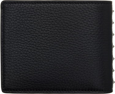 Peňaženka Valentino Valentino Garavani Rockstud Grainy Calfskin Wallet Čierna | 6Y2P0V17PDX, 1