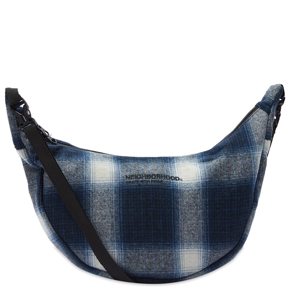 Taška cez rameno Neighborhood Pendleton x Shoulder Bag Navy | 2221508N-CG01S-BLU, 0