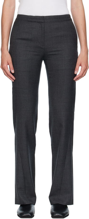 Nohavice OUR LEGACY OUR LEGACY Poise Pinstripe Trousers Šedá | W4254PS, 0